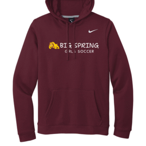 CJ1611 Nike Club Fleece Pullover Hoodie - Maroon