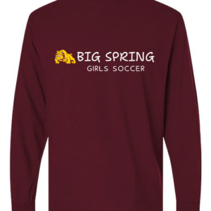 Gildan Unisex DryBlend® 50_50 Long Sleeve T-Shirt - 8400 - Maroon