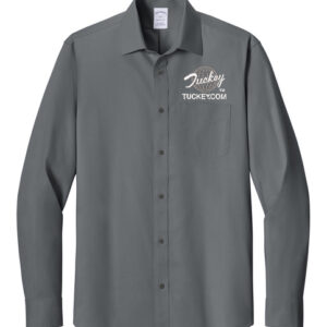 BB18012  Brooks Brothers® Wrinkle-Free Stretch Pinpoint Spread Collar Shirt (OP)