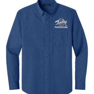W816  Port Authority® Long Sleeve Nailhead Easy Care Shirt (TR)