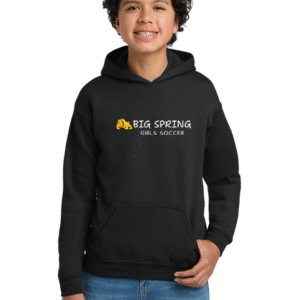 Gildan 18500B Youth Hooded Sweatshirt - Black