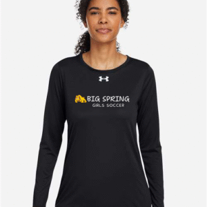 Under Armour 1376852 UA Tech Team Women's Long Sleeve - Black